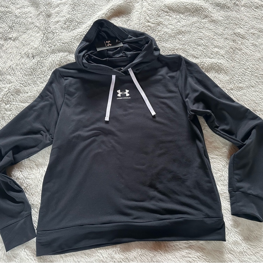 Women’s Under Armour UA Rival Medium Terry Hoodie New With Tag - Picture 8 of 8